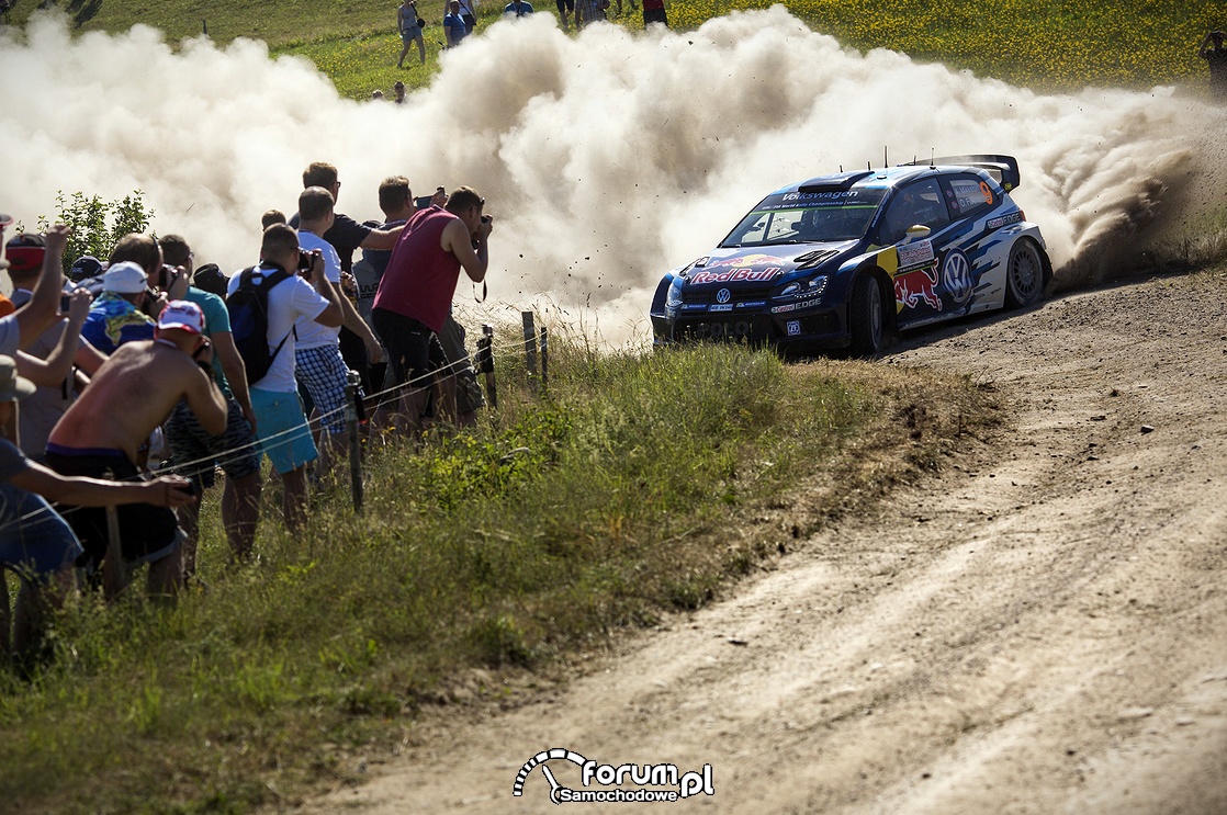 Ogier i Mikkelsen na najwyższych stopniach podium Rajdu Polski