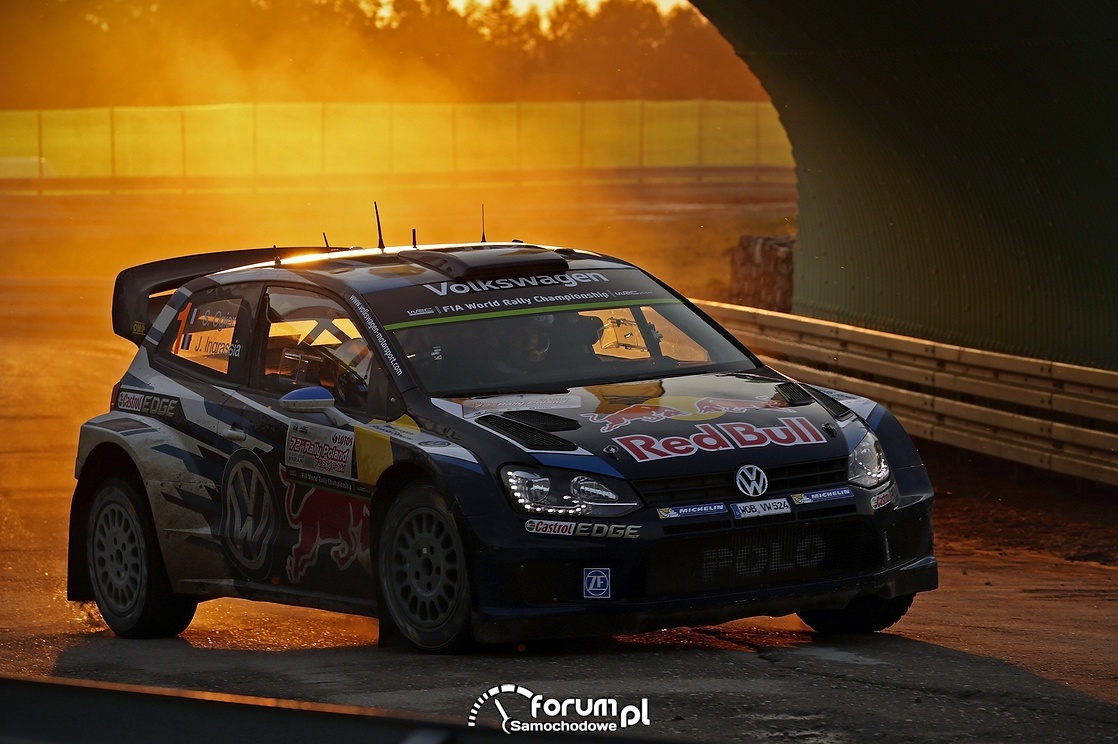 Volkswagen Polo R WRC, w blasku słońca