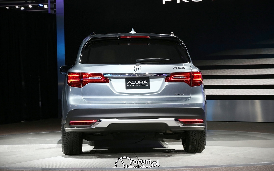 Acura MDX, tył, 2014