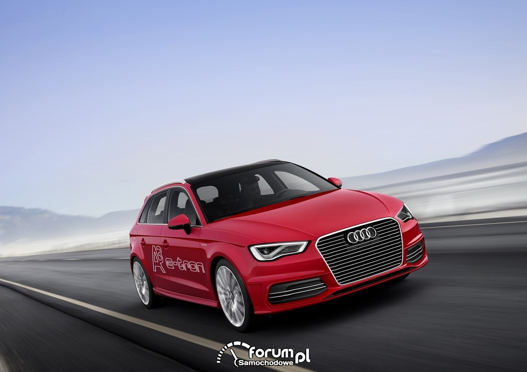 Audi A3 e-tron, przód