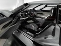 Audi PB18 e-tron, wnętrze, kierownica