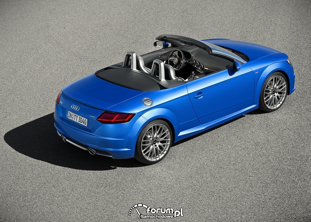 Audi TT Roadster, z góry