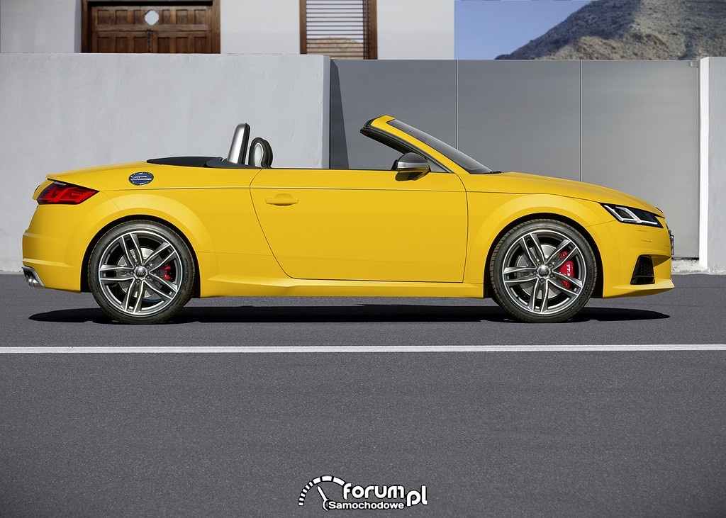 Audi TTS Roadster, bok