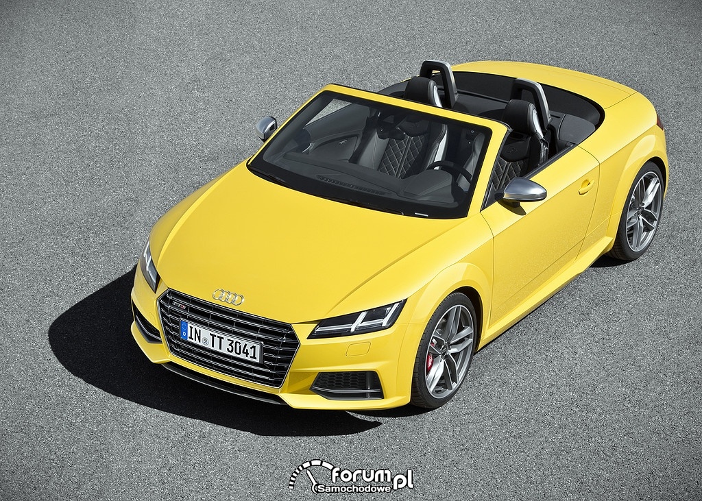 Audi TTS Roadster, z góry