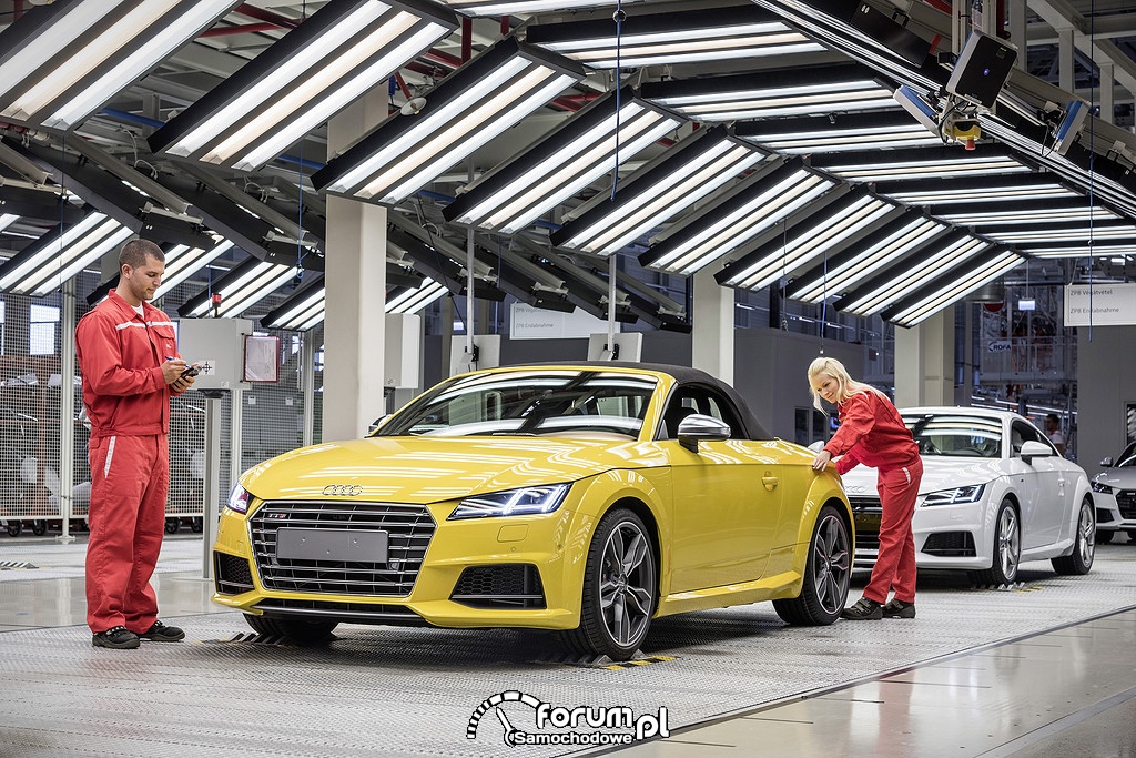 Audi TT Roadster - ruszyła produkcja na Węgrzech w Gyor