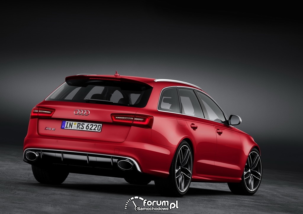 Audi RS 6 Avant quattro, tył, 2, 2013