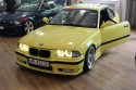 BMW E36 serii 3 coupe, żółte