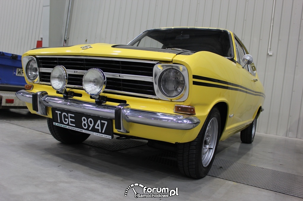 Opel Kadett B Rallye Coupe, 1969 rok, przód