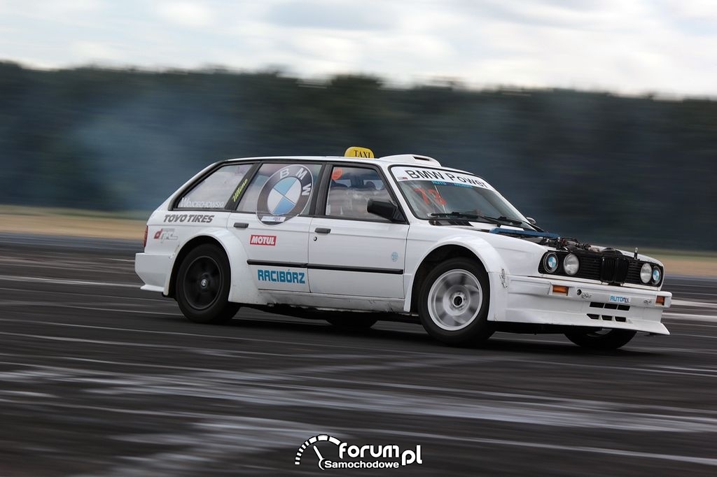 BMW E30 kombi, drift taxi, 3