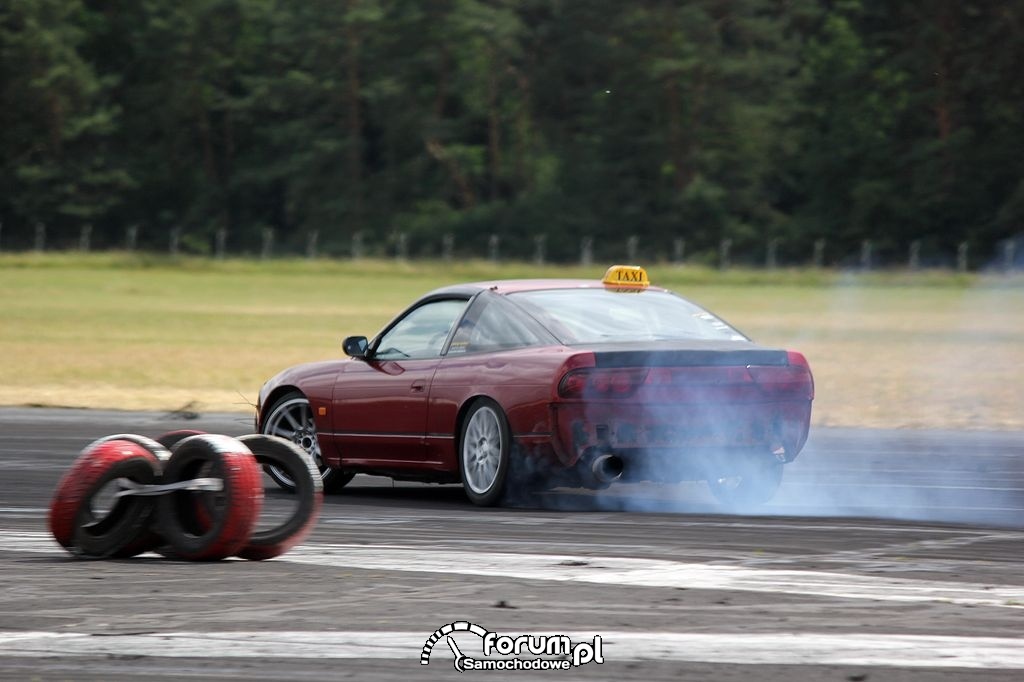 Nissan 200SX s13, taxi drift, 5