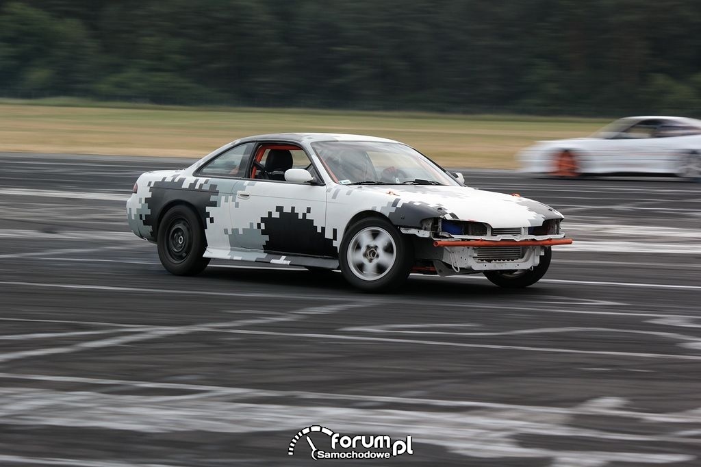 Nissan Silvia s14, drift, 4