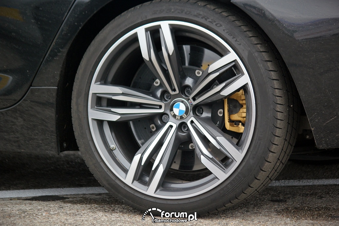 Alufelgi tylne z oponami 295/30 ZR20, BMW M6 Gran Coupe