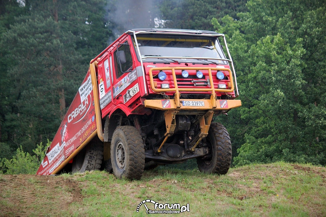 Stromo pod górę, terenowa ciężarówka, Scania