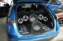 Car-Audio zabudowa bagażnika - Honda Civic
