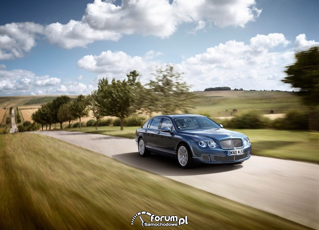 Bentley Continental flying spur series 512 - trasa - 2012 rok