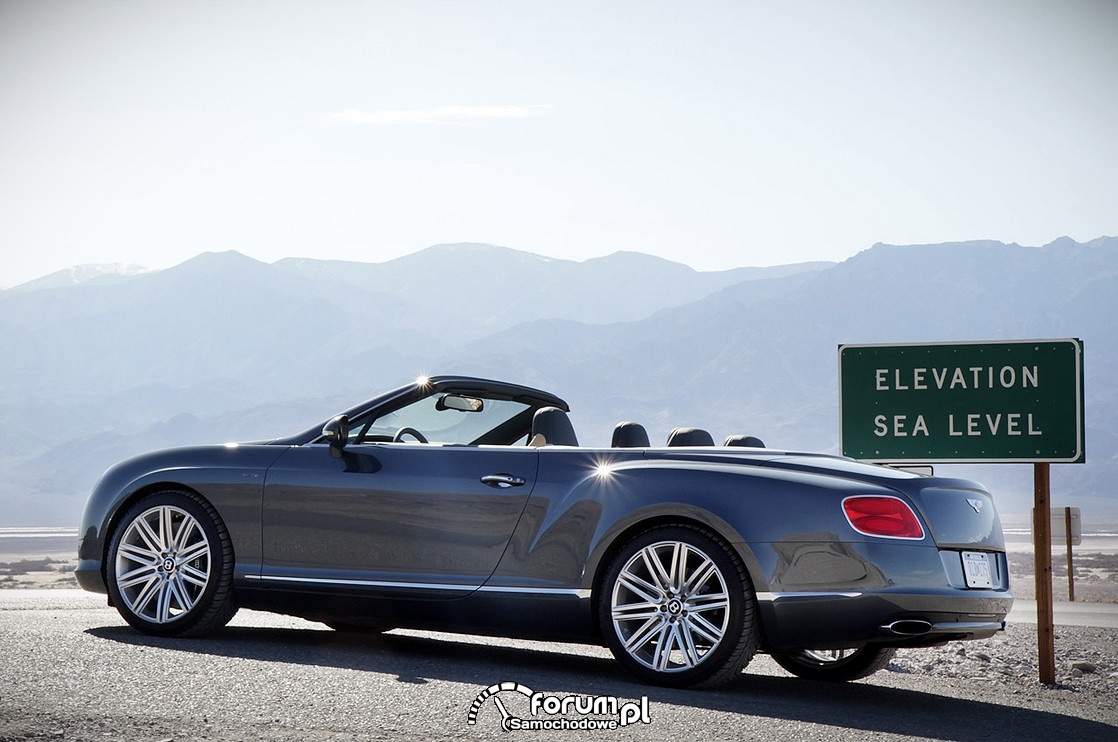 Bentley Continental GT Convertible, bok