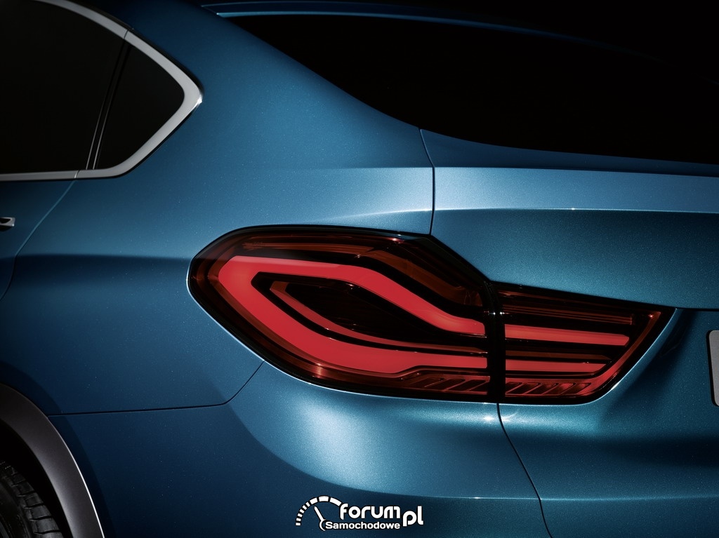 BMW Concept X4, Sports Activity Coupe, tylna lampa LED