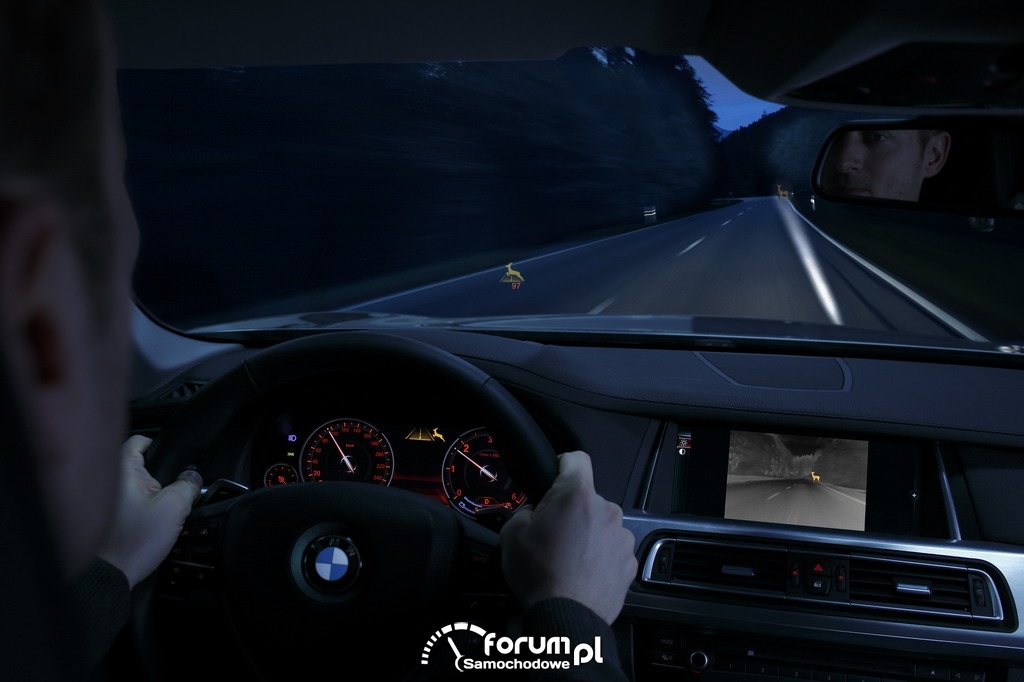 BMW Connected Drive - Night Vision, dynamiczne oświetlenie punktowe