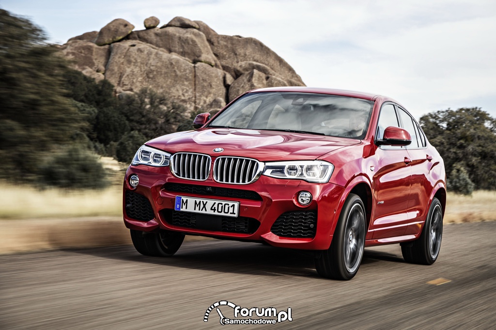 Nowe BMW X4 bazuje technicznie na BMW X3, ale...