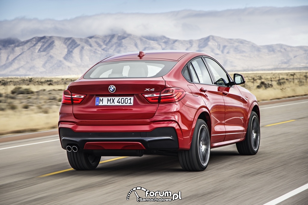 BMW X4, tył