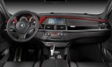 BMW X6 M Design Edition 2013, wnętrze, deska rozdzielcza i konsola środkowa