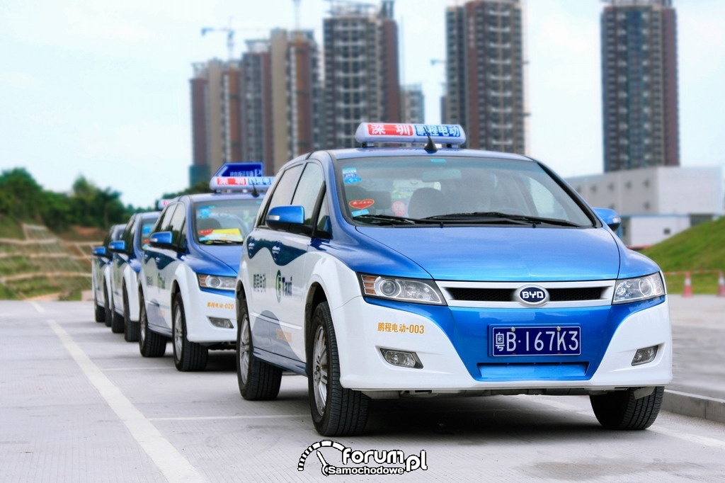 BYD e6, taxi