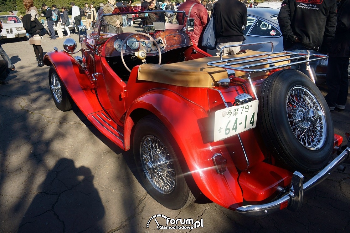 MG TC GRRC, 1949 rok, tył