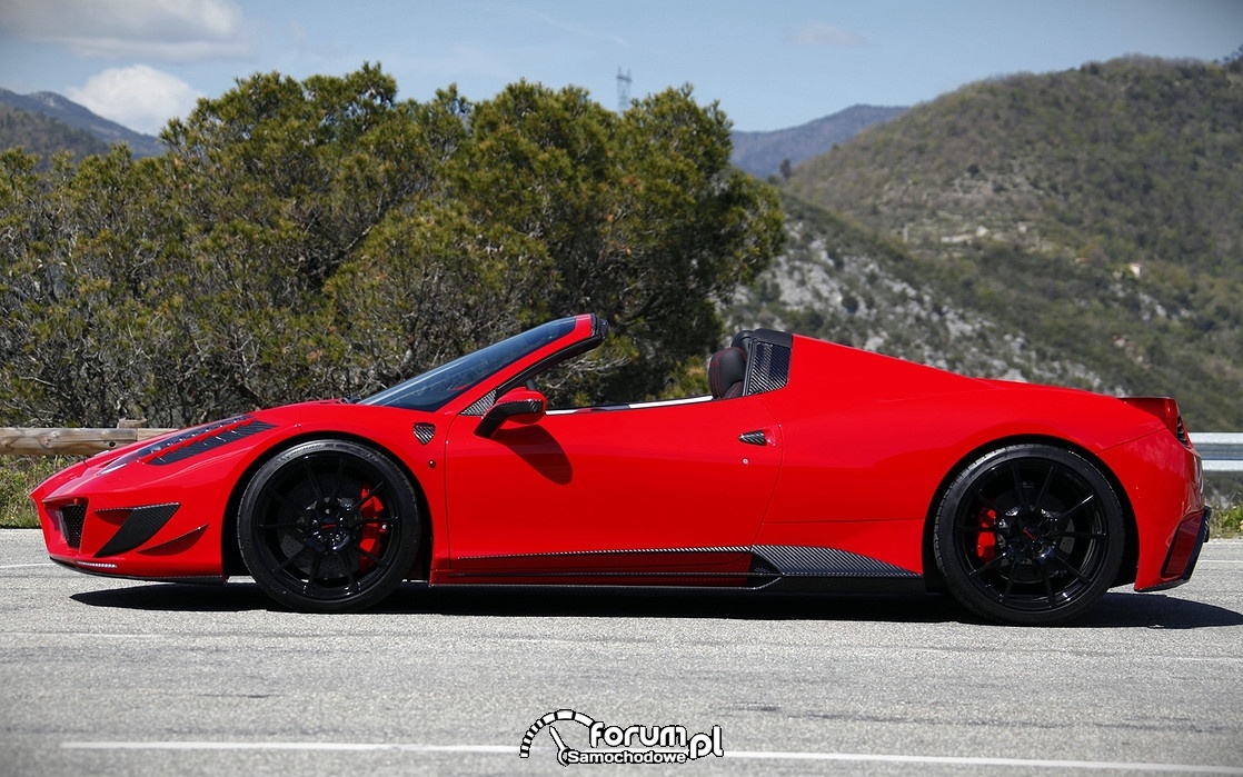 Ferrari 458 Italia Convertible, bok