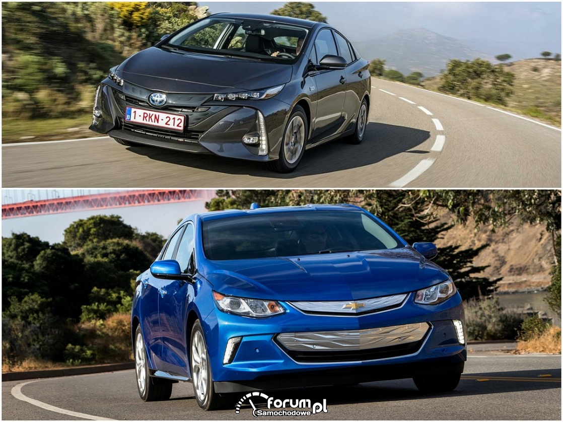 Toyota Prius Plug-in Hybrid kontra Chevrolet Volt