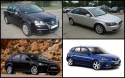 Mazda 3 I, Mitsubishi Lancer VIII, Volvo S40 II, VW Jetta A5