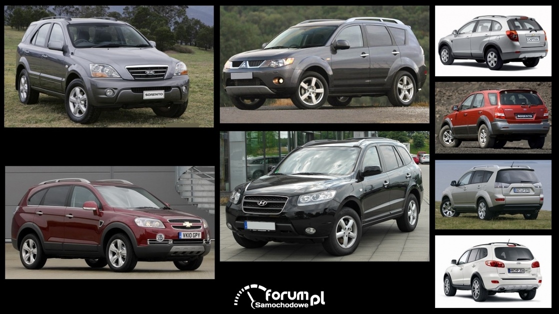 [SUV-D]Captiva 2,0 / Santa Fe II 2,2 / Sorento I 2,5 / Outlander I 2,0