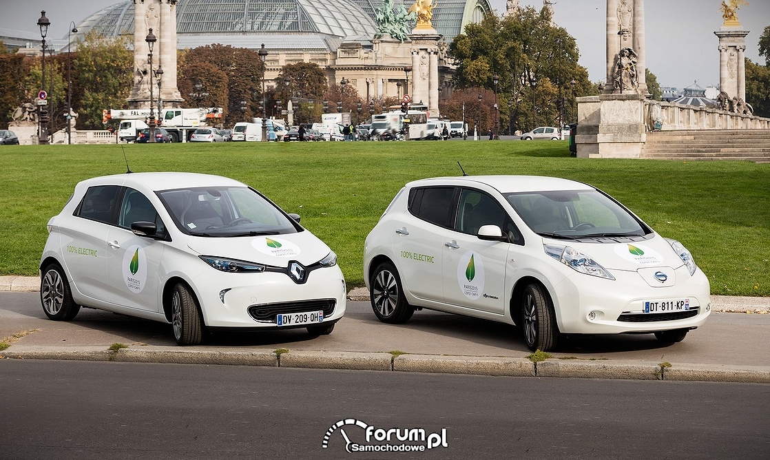 Renault ZOE, Nissan LEAF