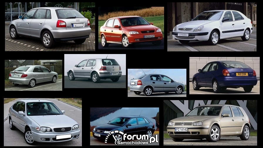 [C] A3 1,8 / Xsara 1,8 / Astra G 1,8 / Corolla e11 1,6 / Golf IV 2,0