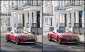 Lexus coupé LC 500, cromwell placet - świat realny vs. wirtualny