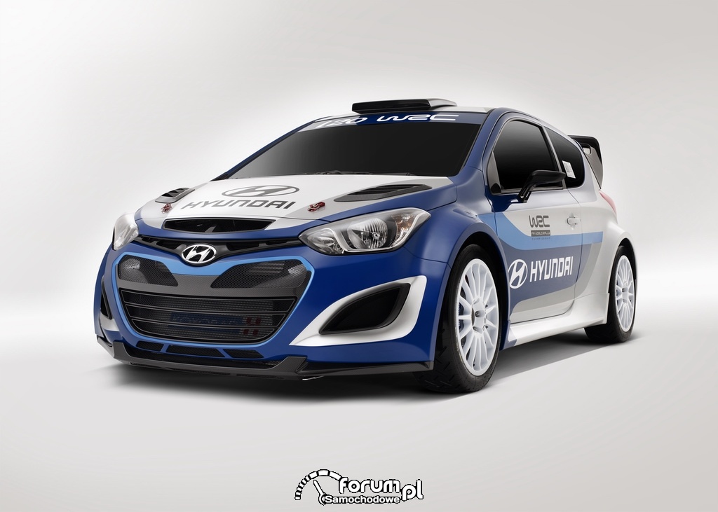 Hyundai i20 WRC, przód