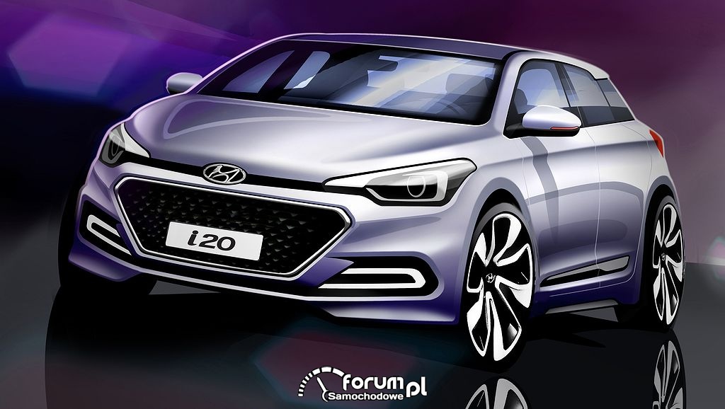 Hyundai i20 pierwsze szkice modelu Nowej Generacji