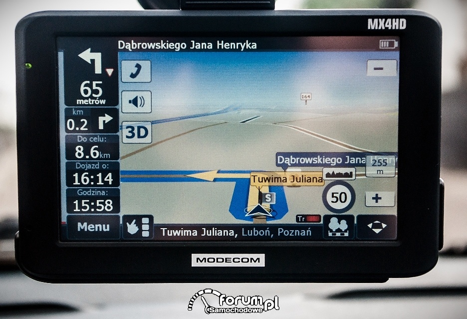 Szybkie urządzenie GPS do TAXI