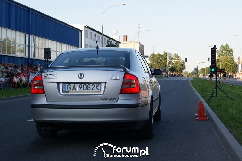 Skoda Octavia - wyścigi uliczne Olsztyn