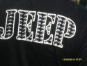 "Jeep" napis na koszulce