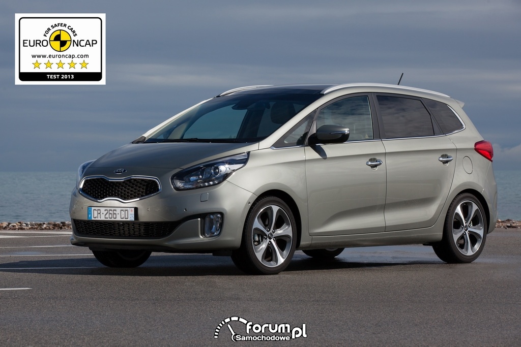 Kia Carens - 5 gwiazdek EuroNCAP 2013