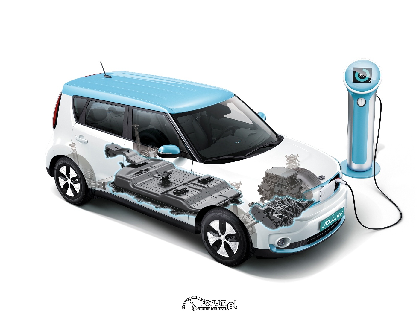 Kia Soul EV (Electric Vehicle) z napędem na koła przednie