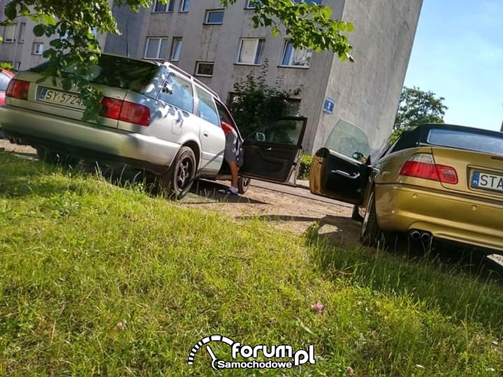 BMW e46 cabrio oraz audi a6 c4 avant