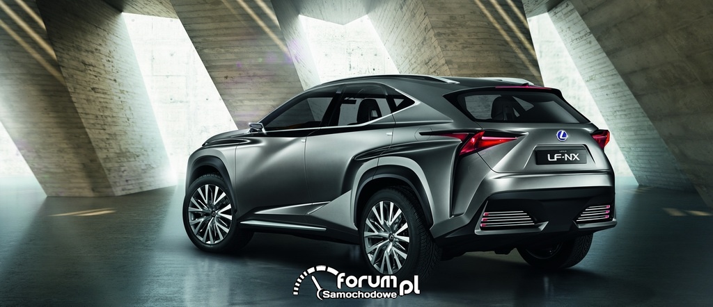 Koncepcyjny Lexus LF-NX, tył