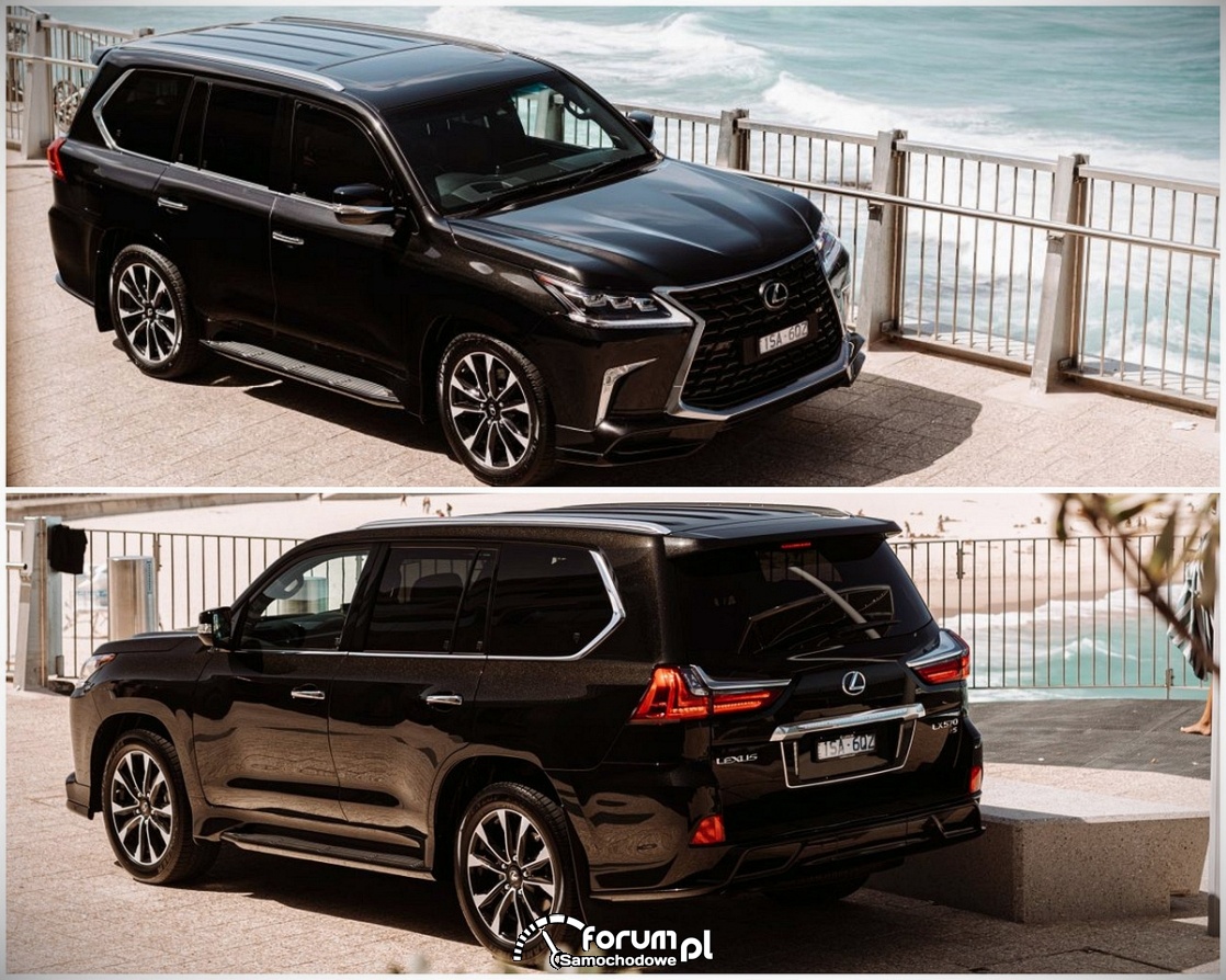 Lexus LX 570 S, przód i tył