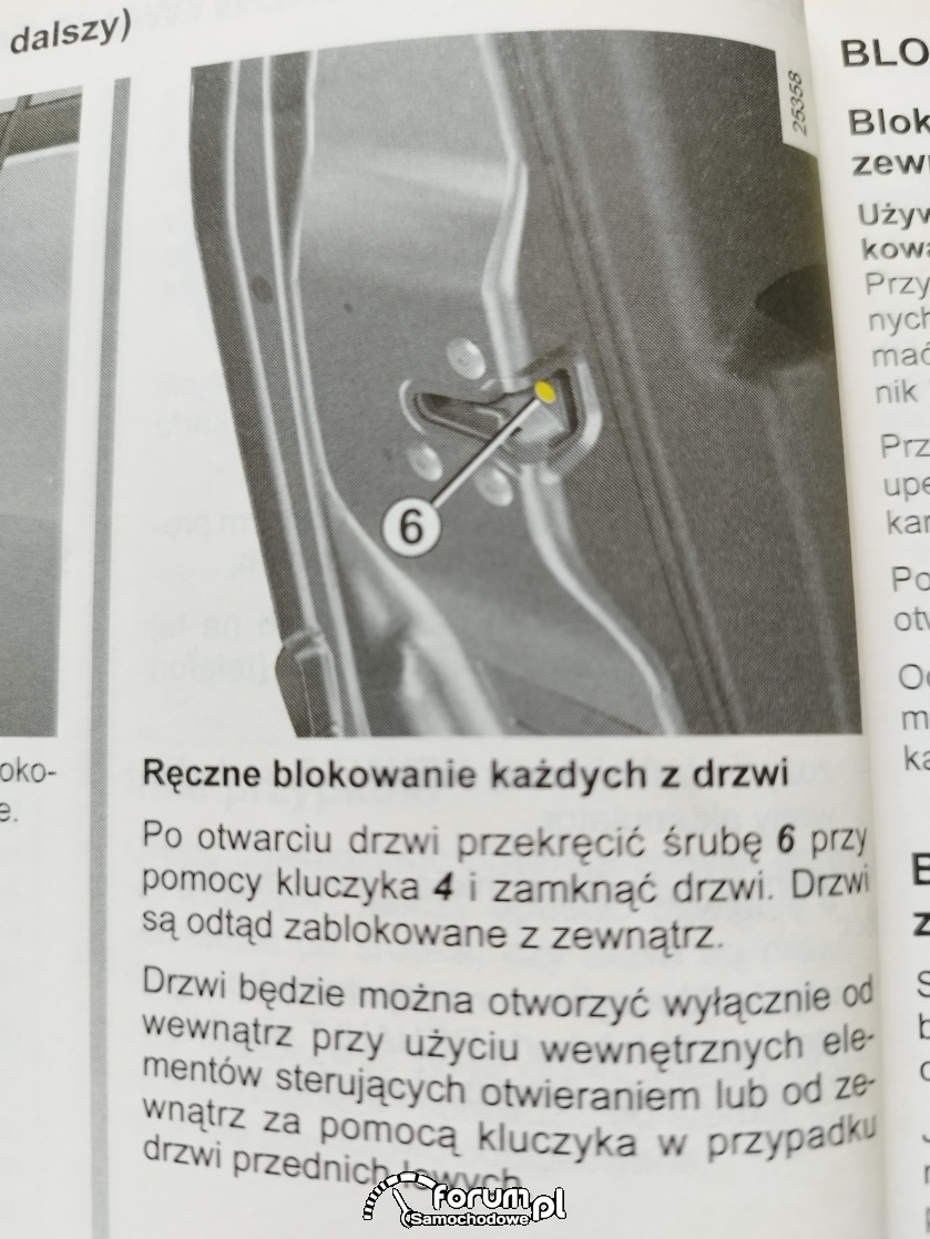 Zamykanie manualne drzwi