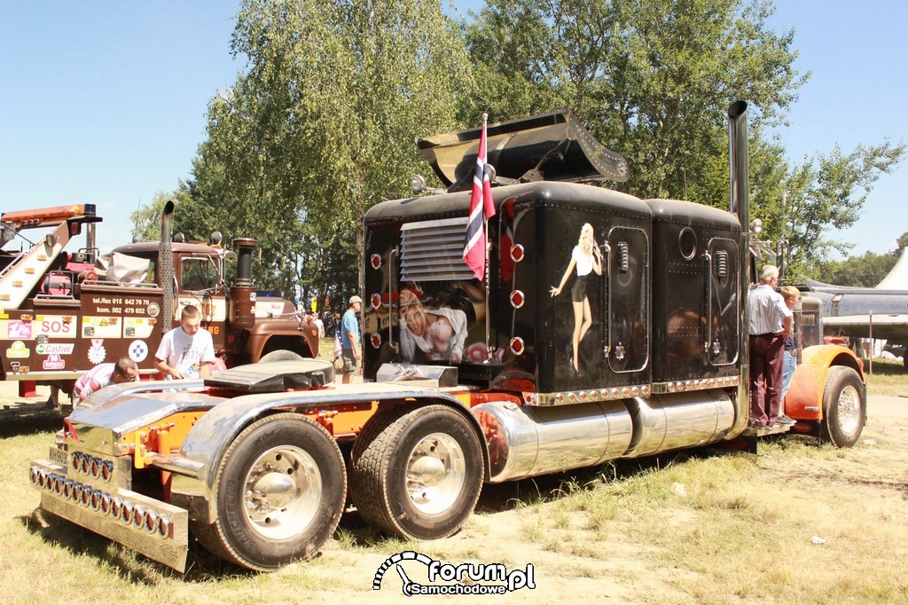 Peterbilt, ciągnik, tył