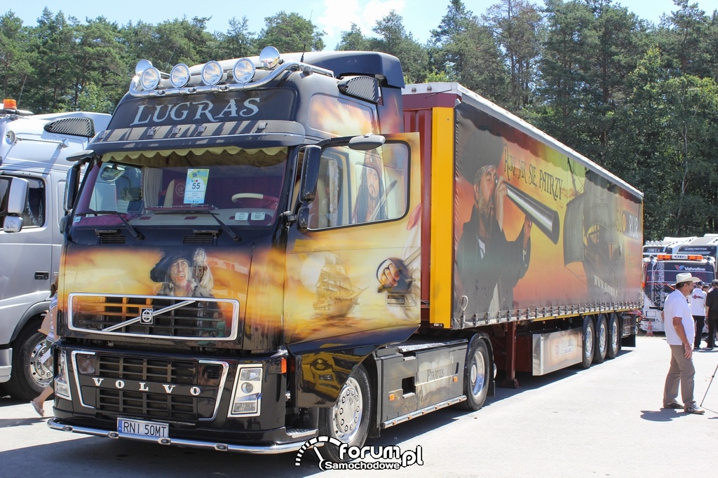 Volvo FH - rury jak się patrzy, aerografia