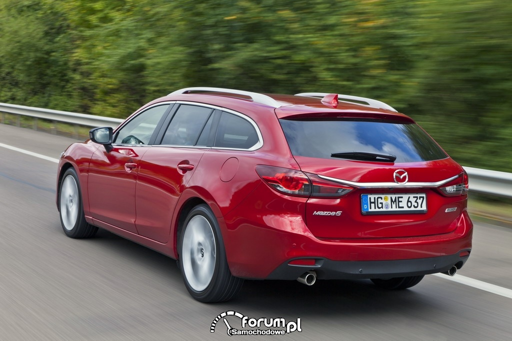 Mazda6 kombi, tył, 2012