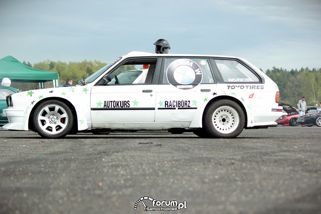 Drift car BMW, bok