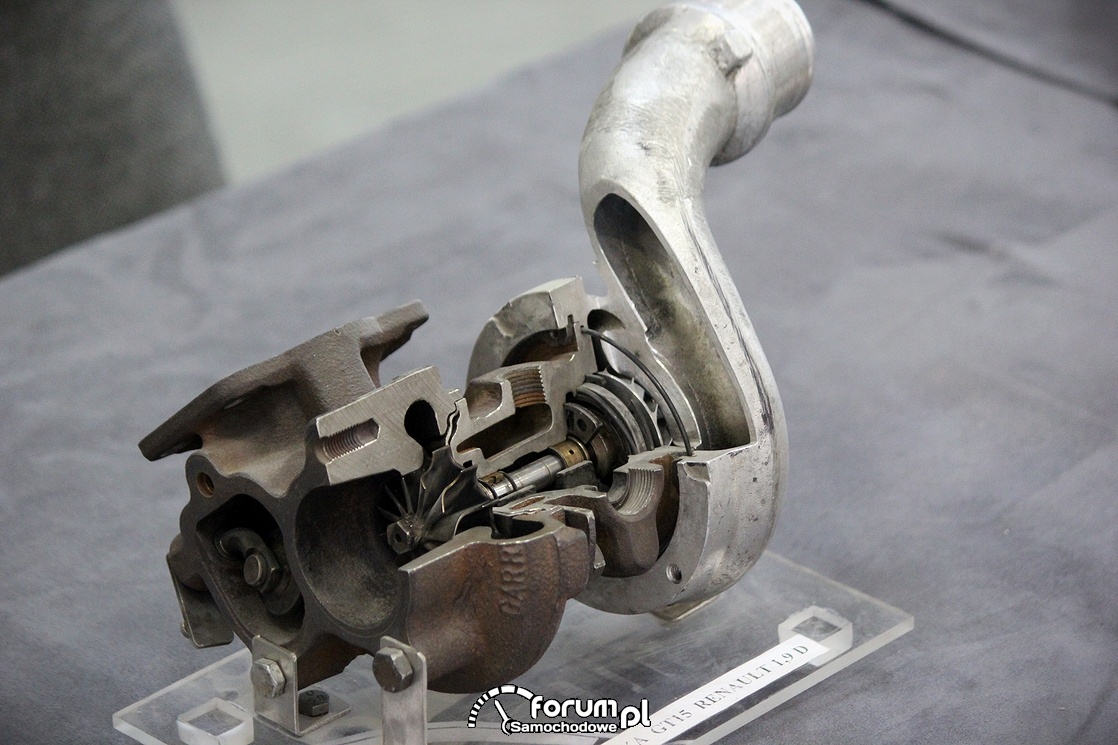 Przekrój turbosprężarki, Renault 1,9D